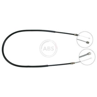 Tirette à câble, frein de stationnement A.B.S.