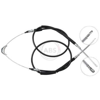 Tirette à câble, frein de stationnement A.B.S.