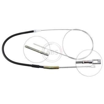 Tirette à câble, frein de stationnement A.B.S.