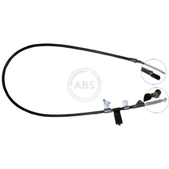 Tirette à câble, frein de stationnement A.B.S.