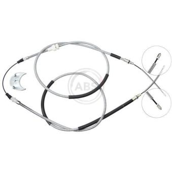 Tirette à câble, frein de stationnement A.B.S.