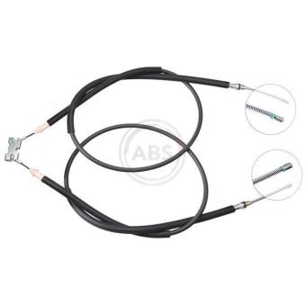 Tirette à câble, frein de stationnement A.B.S.