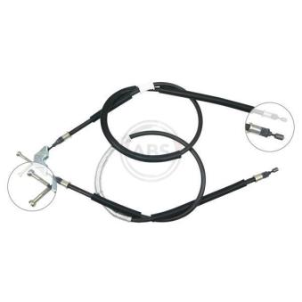 Tirette à câble, frein de stationnement A.B.S.