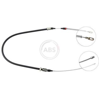 Tirette à câble, frein de stationnement A.B.S.