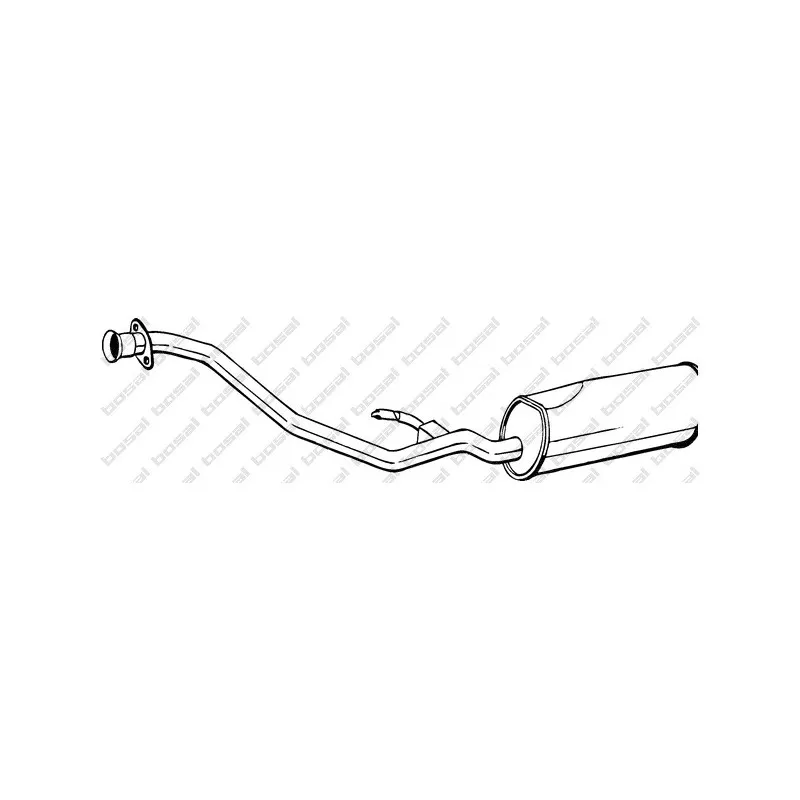 Silencieux arrière BOSAL 291-061