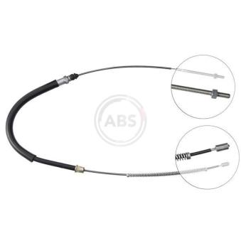 Tirette à câble, frein de stationnement A.B.S.