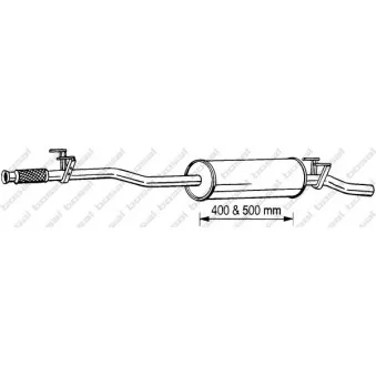 Silencieux central BOSAL 291-069