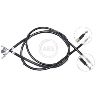 Tirette à câble, frein de stationnement A.B.S.
