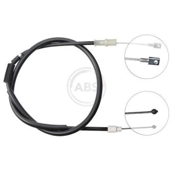 Tirette à câble, frein de stationnement A.B.S.