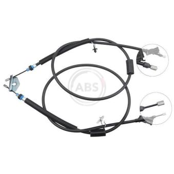 Tirette à câble, frein de stationnement A.B.S. K13475