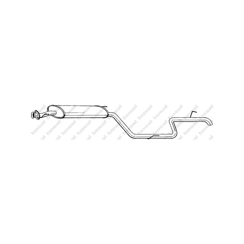 Silencieux arrière BOSAL 291-123