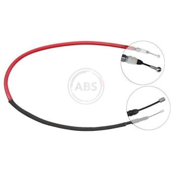 Tirette à câble, frein de stationnement A.B.S.