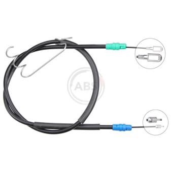 Tirette à câble, frein de stationnement A.B.S.