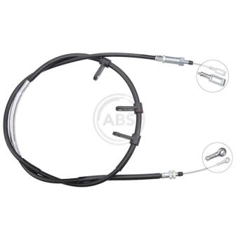 Tirette à câble, frein de stationnement A.B.S.