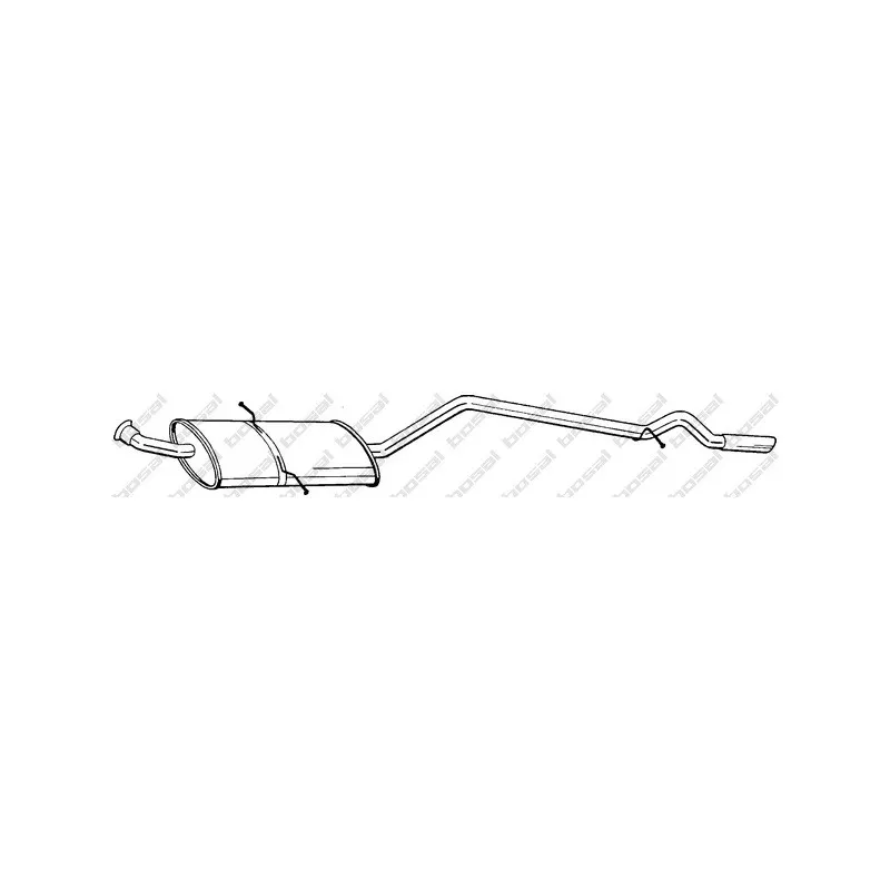 Silencieux arrière BOSAL 291-429