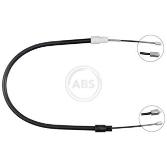 Tirette à câble, frein de stationnement A.B.S.