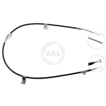 Tirette à câble, frein de stationnement A.B.S.