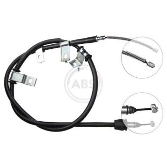 Tirette à câble, frein de stationnement A.B.S.