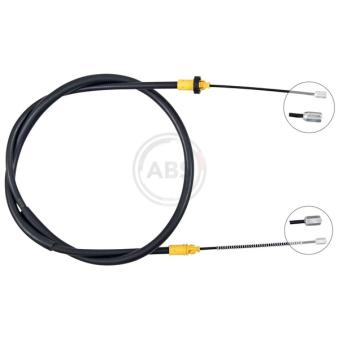 Tirette à câble, frein de stationnement A.B.S.