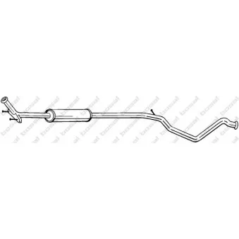 Silencieux central BOSAL 291-509