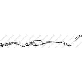 Silencieux central BOSAL 291-511
