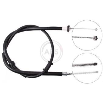 Tirette à câble, frein de stationnement A.B.S.