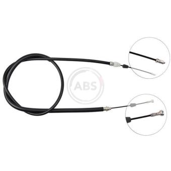 Tirette à câble, frein de stationnement A.B.S.