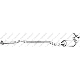 Silencieux central BOSAL 291-653