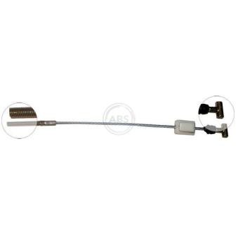 Tirette à câble, frein de stationnement A.B.S.
