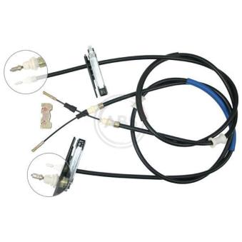 Tirette à câble, frein de stationnement A.B.S.