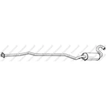 Silencieux central BOSAL 291-661