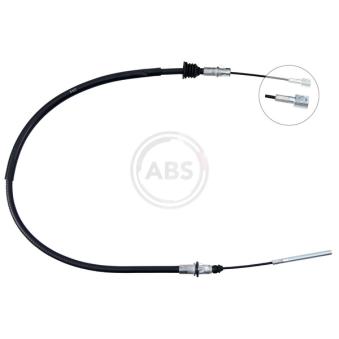 Tirette à câble, frein de stationnement A.B.S.