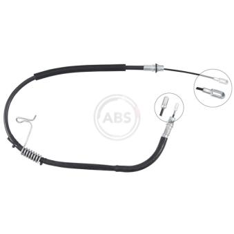 Tirette à câble, frein de stationnement A.B.S.