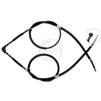 Tirette à câble, frein de stationnement A.B.S.