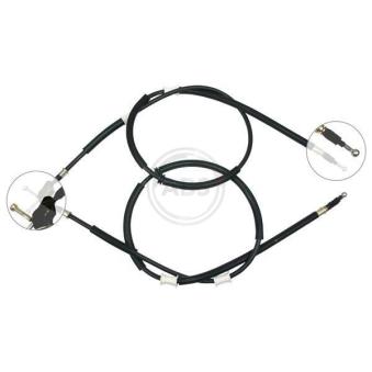 Tirette à câble, frein de stationnement A.B.S.