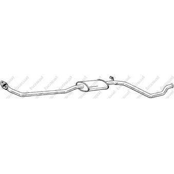 Silencieux avant BOSAL 291-697