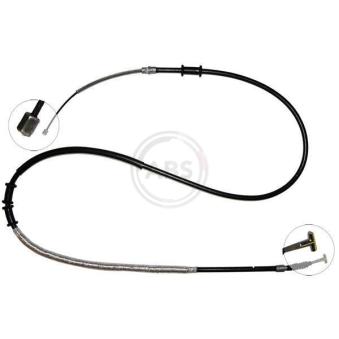 Tirette à câble, frein de stationnement A.B.S.