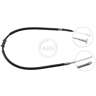 Tirette à câble, frein de stationnement A.B.S.