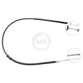 Tirette à câble, frein de stationnement A.B.S.