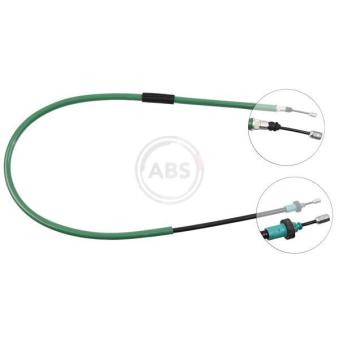 Tirette à câble, frein de stationnement A.B.S.