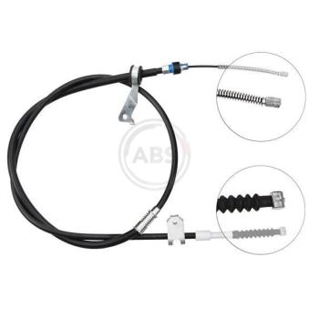 Tirette à câble, frein de stationnement A.B.S.