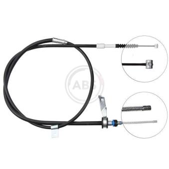 Tirette à câble, frein de stationnement A.B.S.