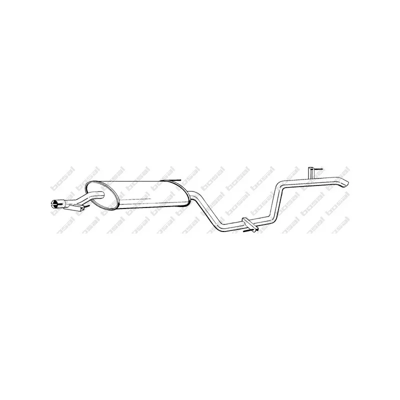 Silencieux arrière BOSAL 292-021