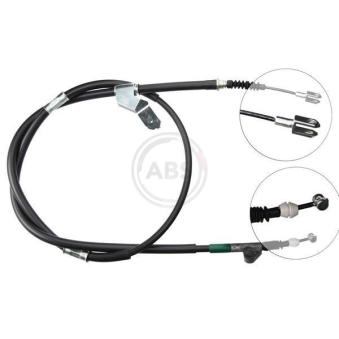 Tirette à câble, frein de stationnement A.B.S.