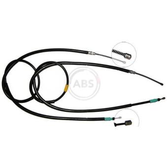 Tirette à câble, frein de stationnement A.B.S.