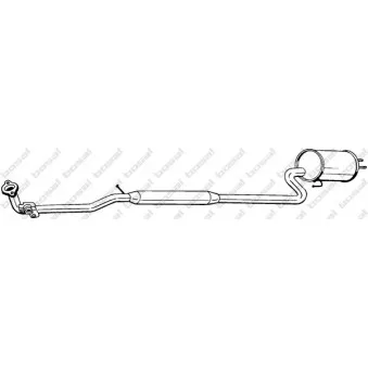 Silencieux avant BOSAL 292-023