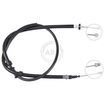 Tirette à câble, frein de stationnement A.B.S.