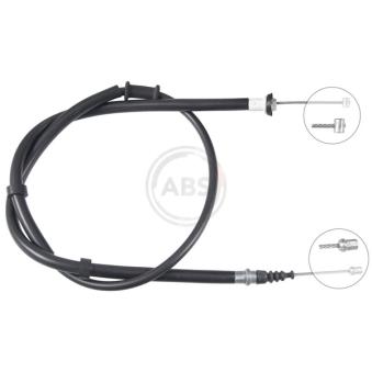 Tirette à câble, frein de stationnement A.B.S.