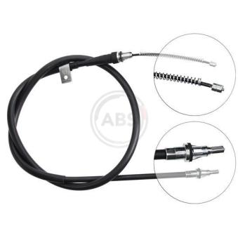 Tirette à câble, frein de stationnement A.B.S.