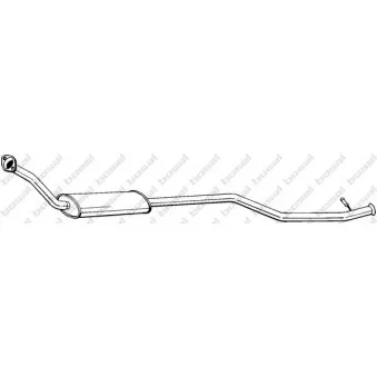 Silencieux central BOSAL 292-031